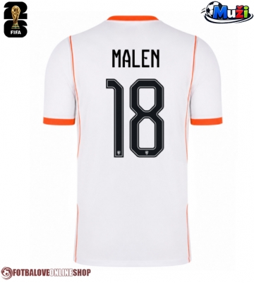 Nizozemsko Donyell Malen #18 Venkovní Dres MS 2026 Krátkým Rukávem